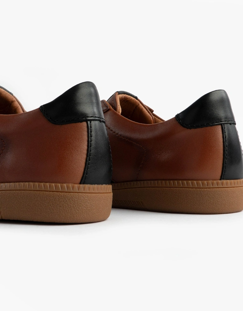 JOLEEN 03 Womens Court Trainers Tan