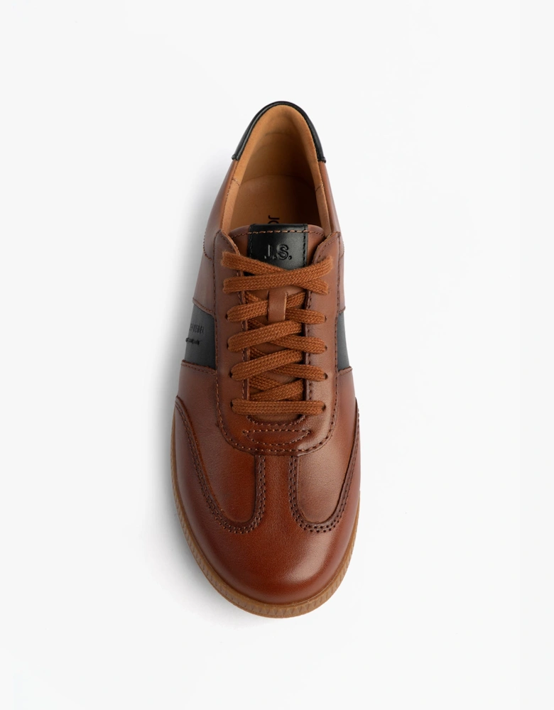 JOLEEN 03 Womens Court Trainers Tan