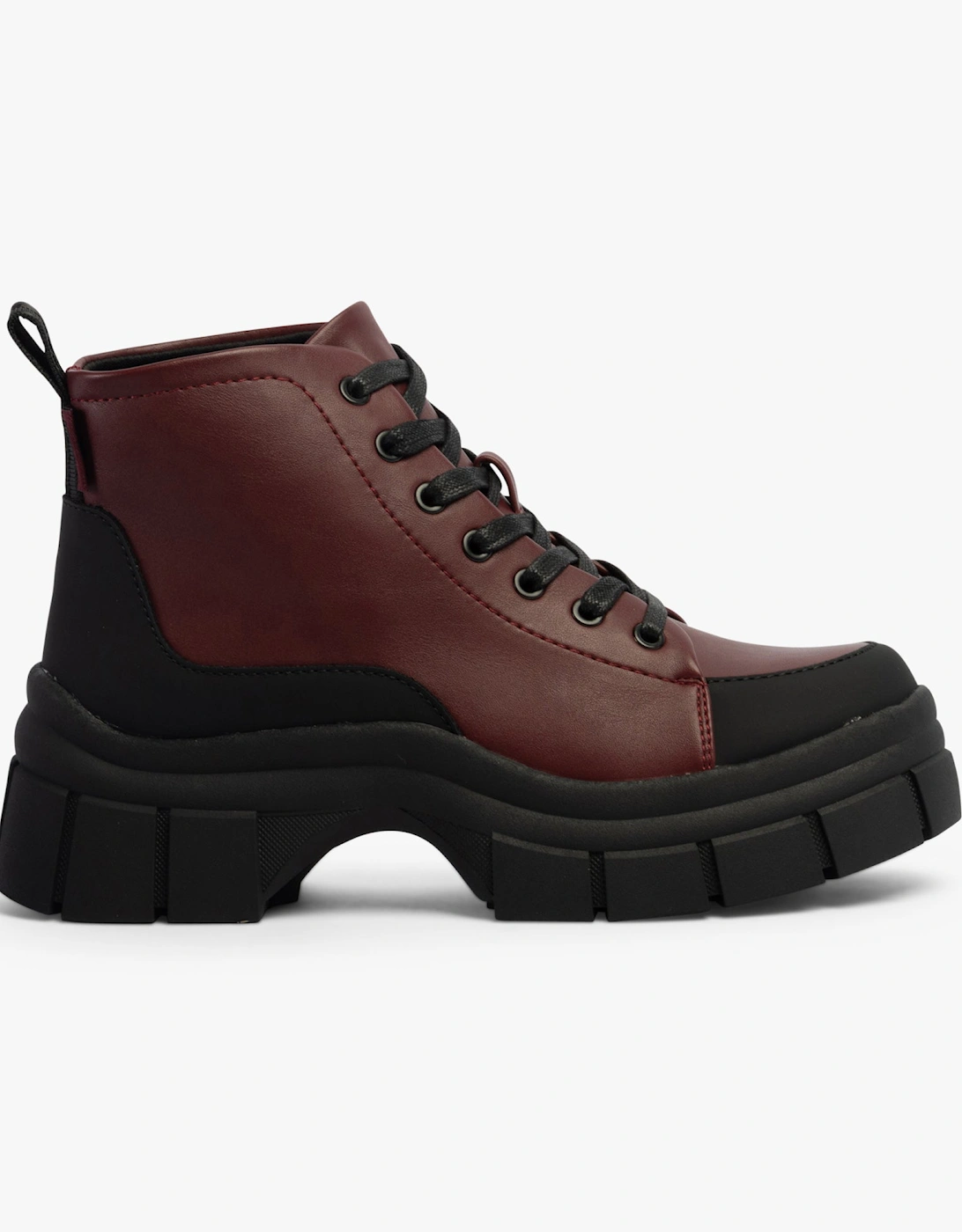 TRUSTY Womens Boots Burgundy, 7 of 6