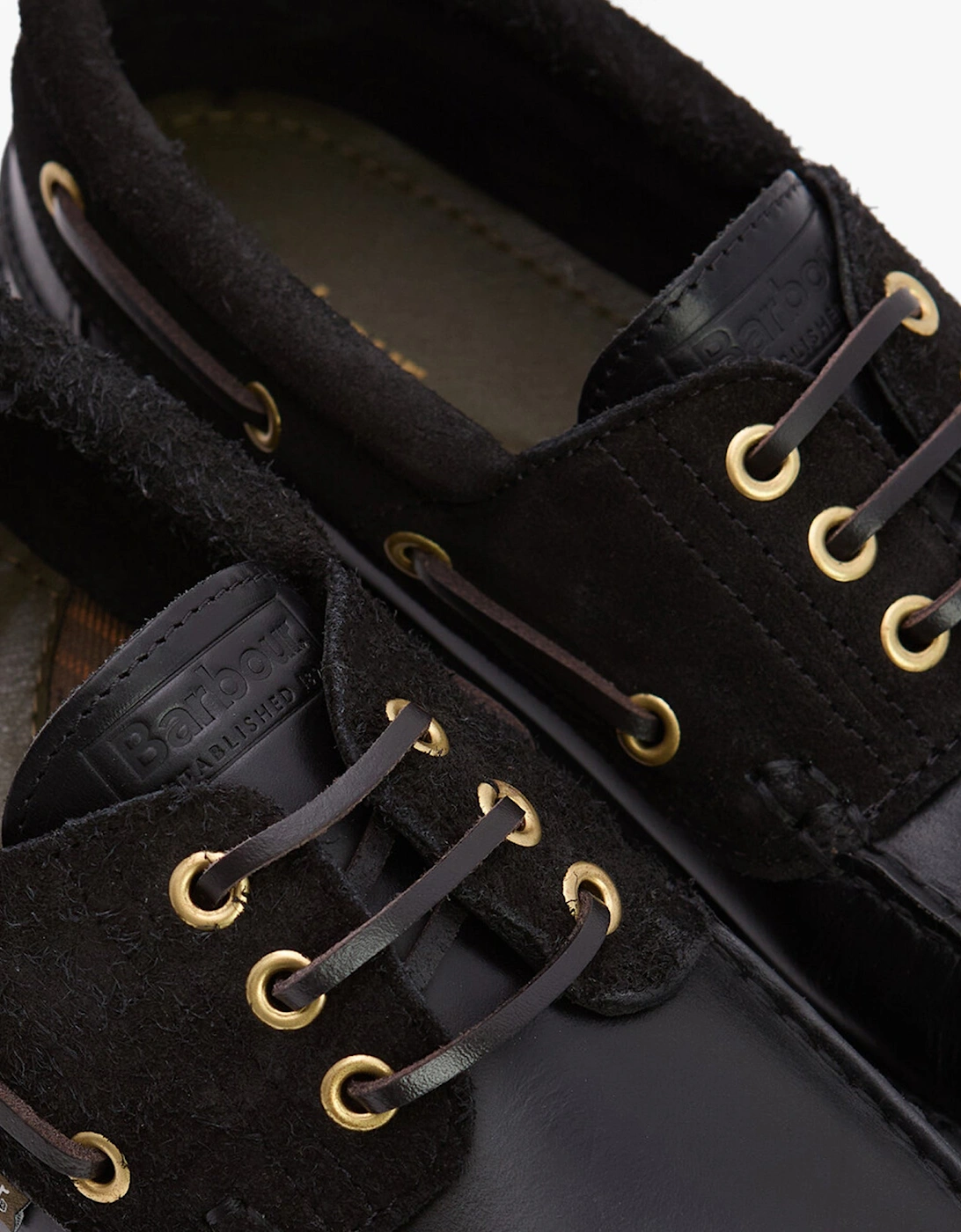 DECK Mens Boat Shoe Black