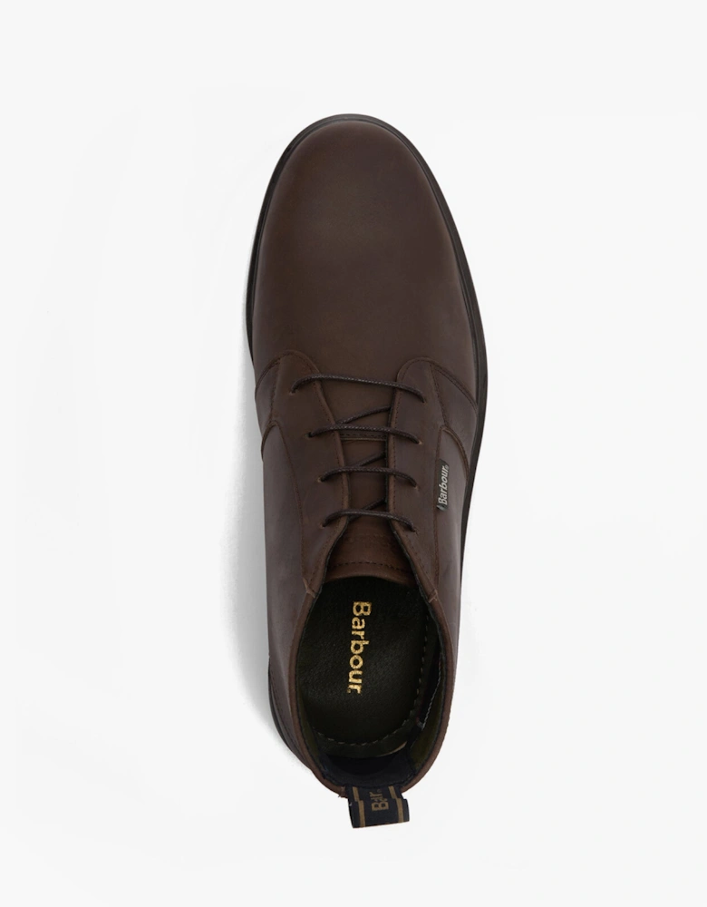 MEAYS Mens Chukka Boots Dark Brown