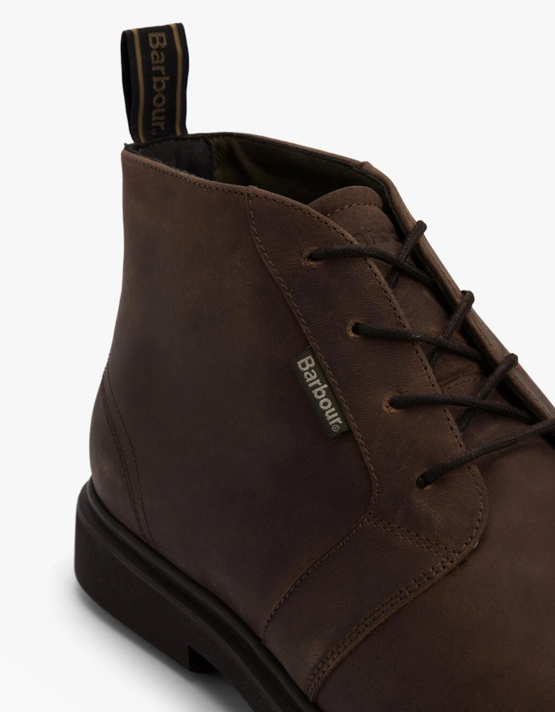 MEAYS Mens Chukka Boots Dark Brown