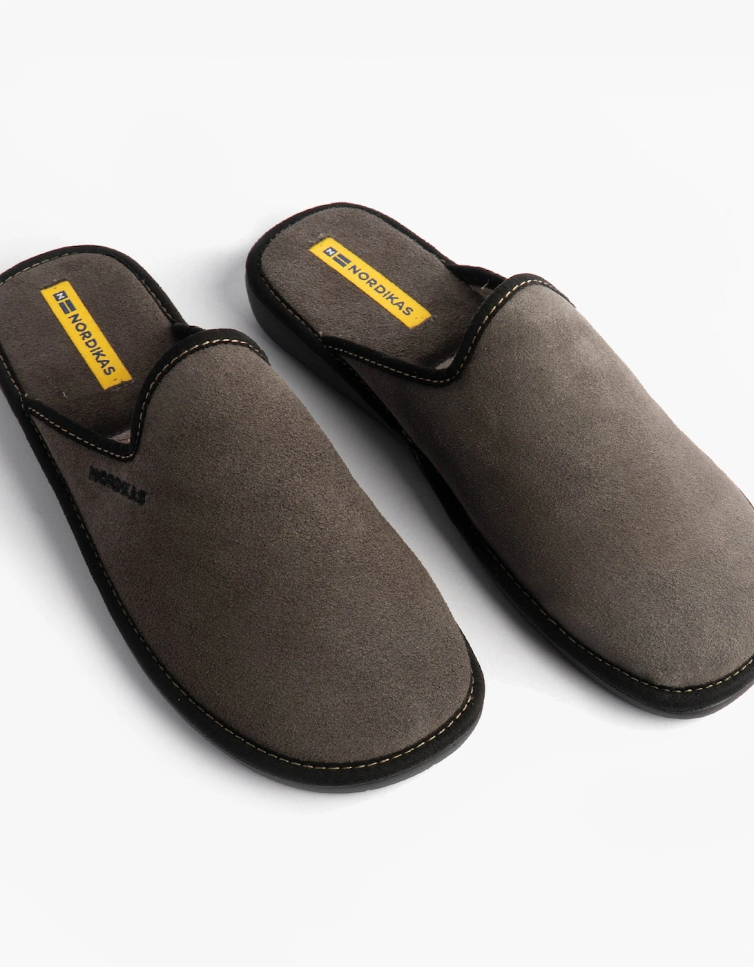 131 DUBLIN Mens Mule Slippers Grey