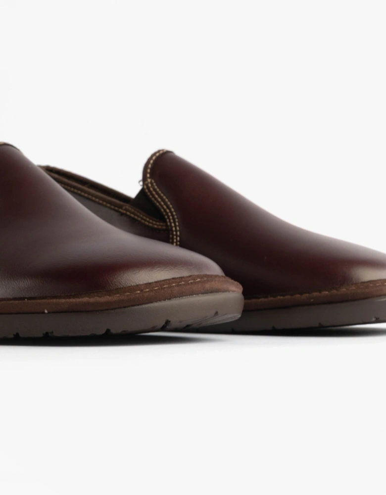 663 DUBLIN Mens Full Slippers Burdeos Red