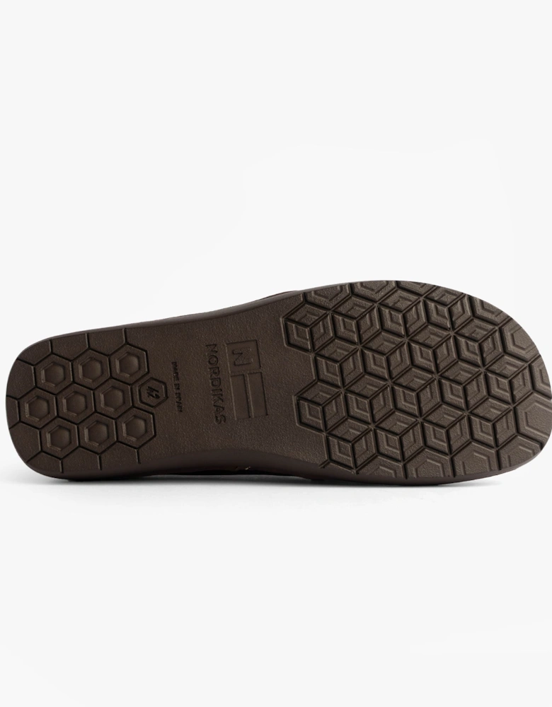 663 DUBLIN Mens Full Slippers Burdeos Red