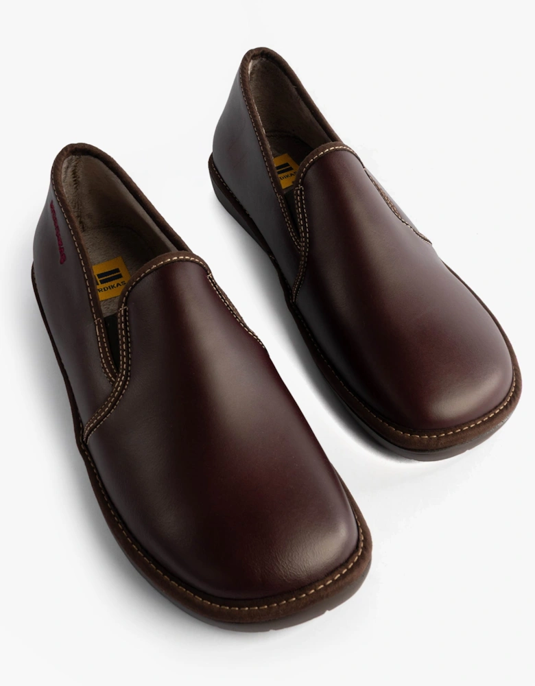 663 DUBLIN Mens Full Slippers Burdeos Red