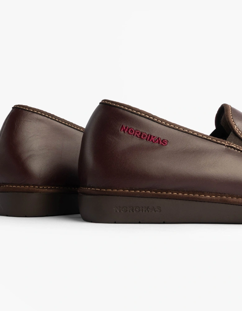 663 DUBLIN Mens Full Slippers Burdeos Red