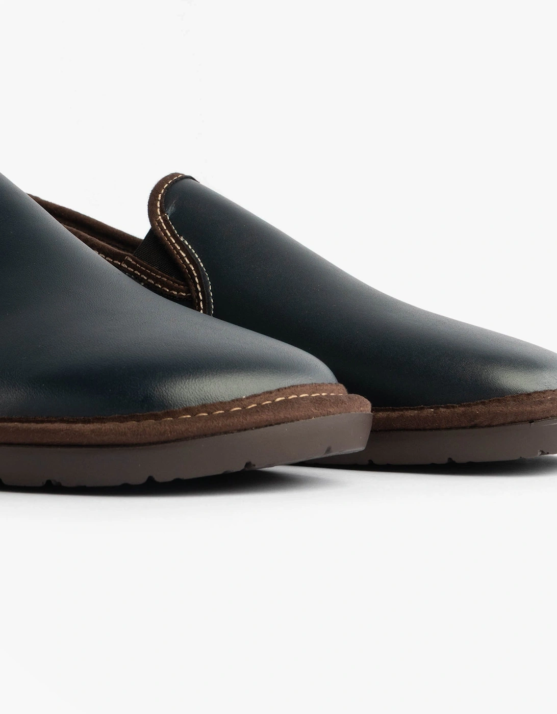 663 DUBLIN Mens Full Slippers Navy