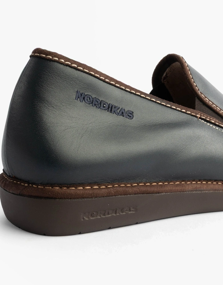 663 DUBLIN Mens Full Slippers Navy
