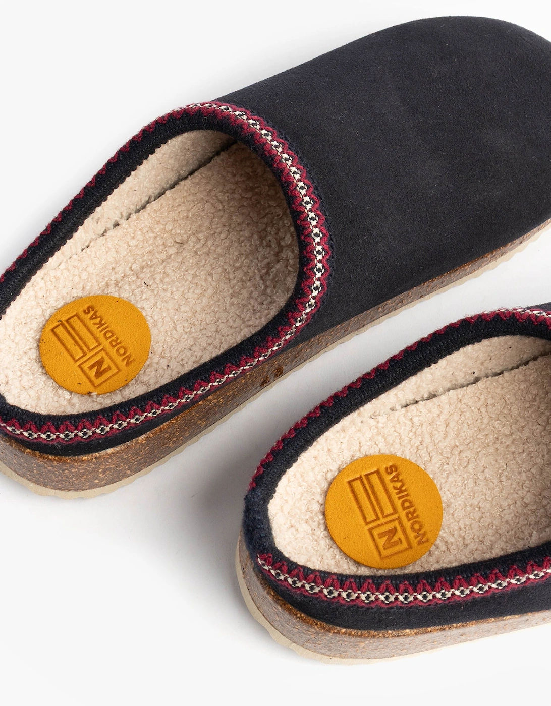 2258 AFELPADO Womens Mule Slippers Navy