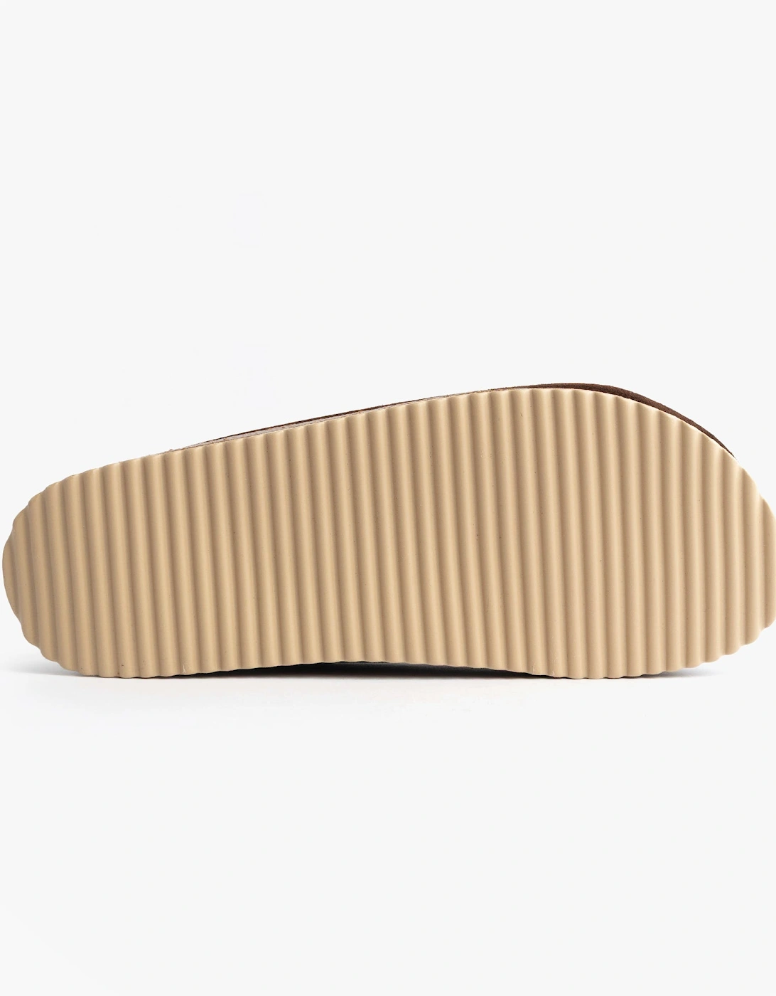 2258 Mens Suede Mule Slippers Brown