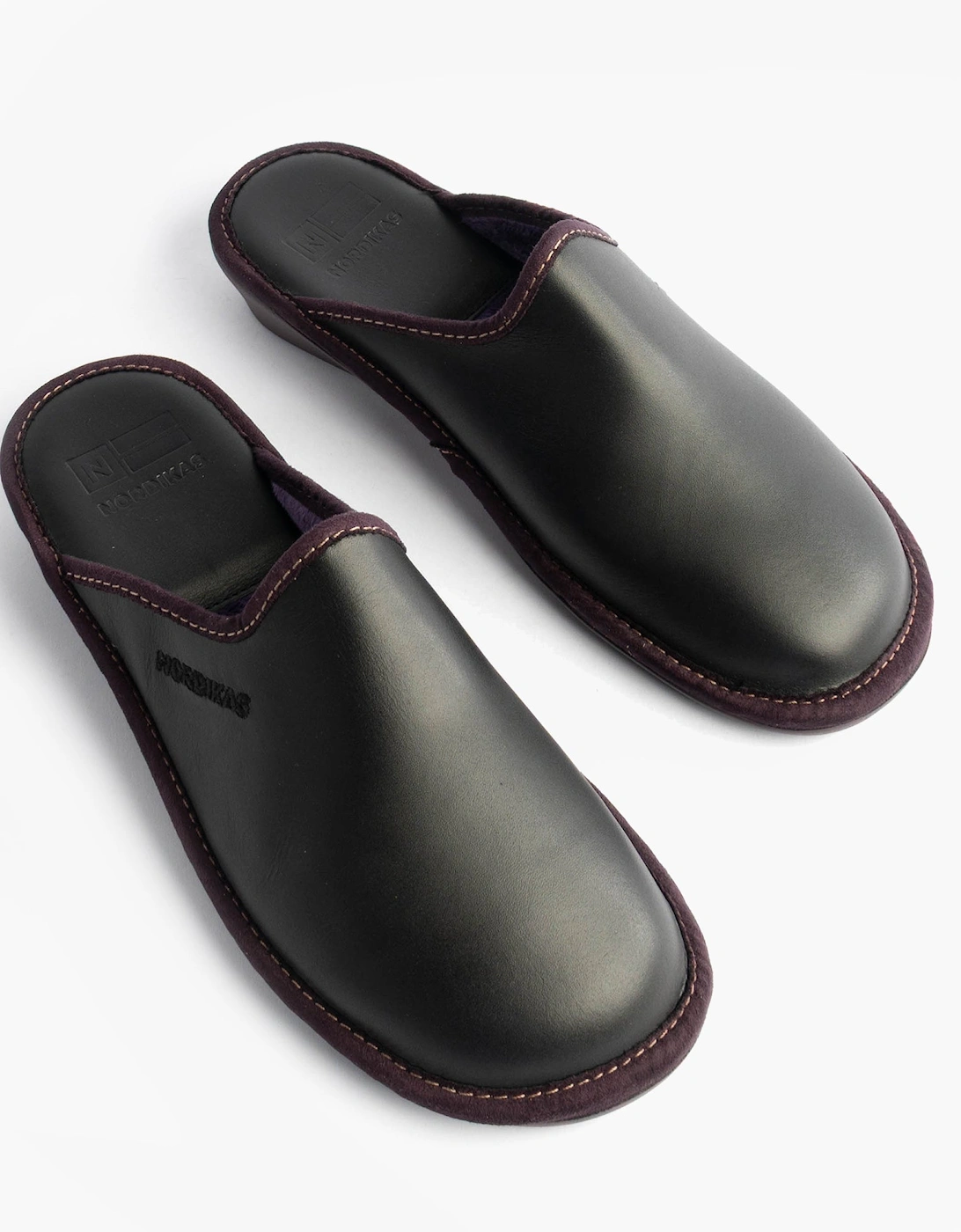 347 DUBLIN Womens Mule Slippers Black