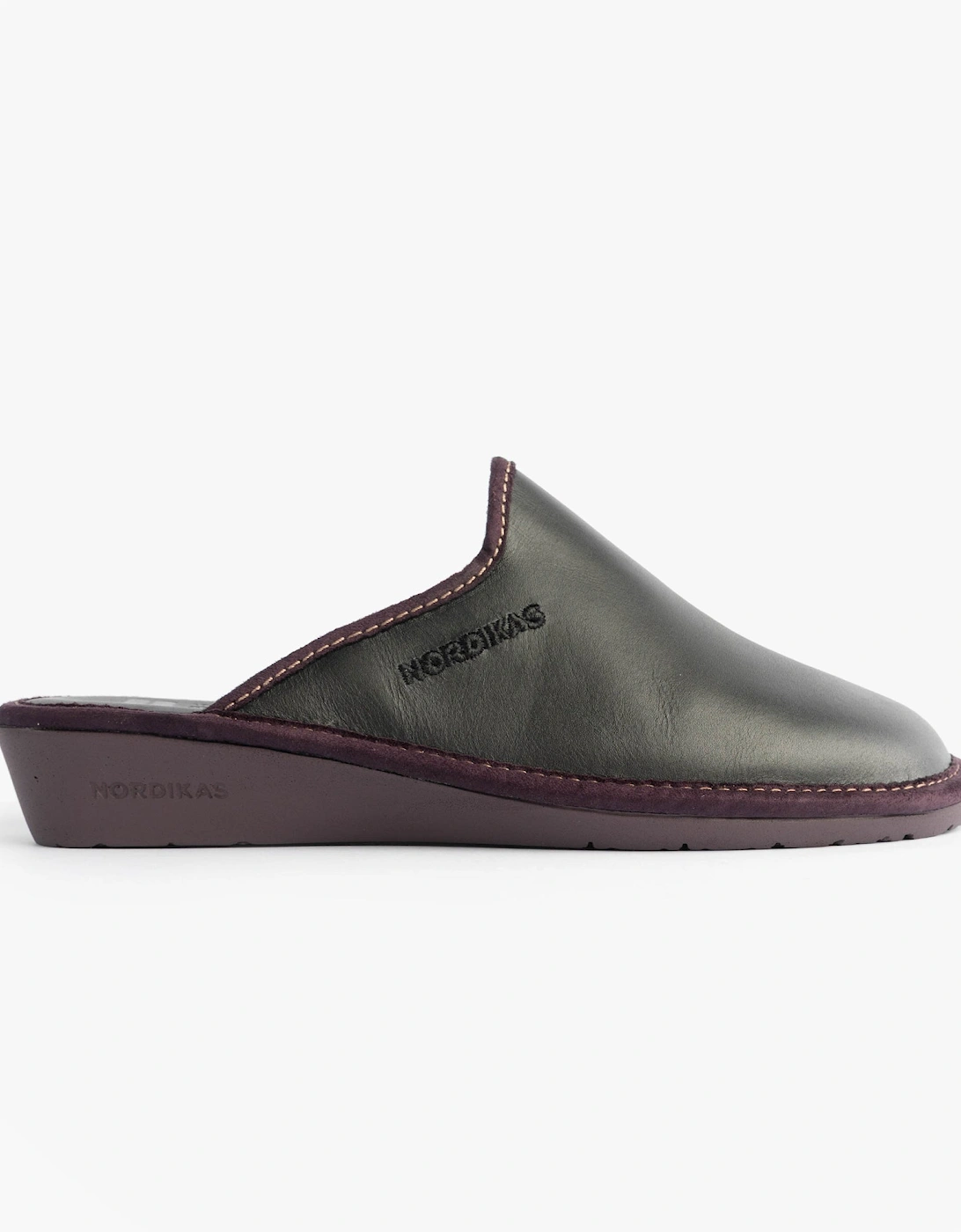 347 DUBLIN Womens Mule Slippers Black, 7 of 6