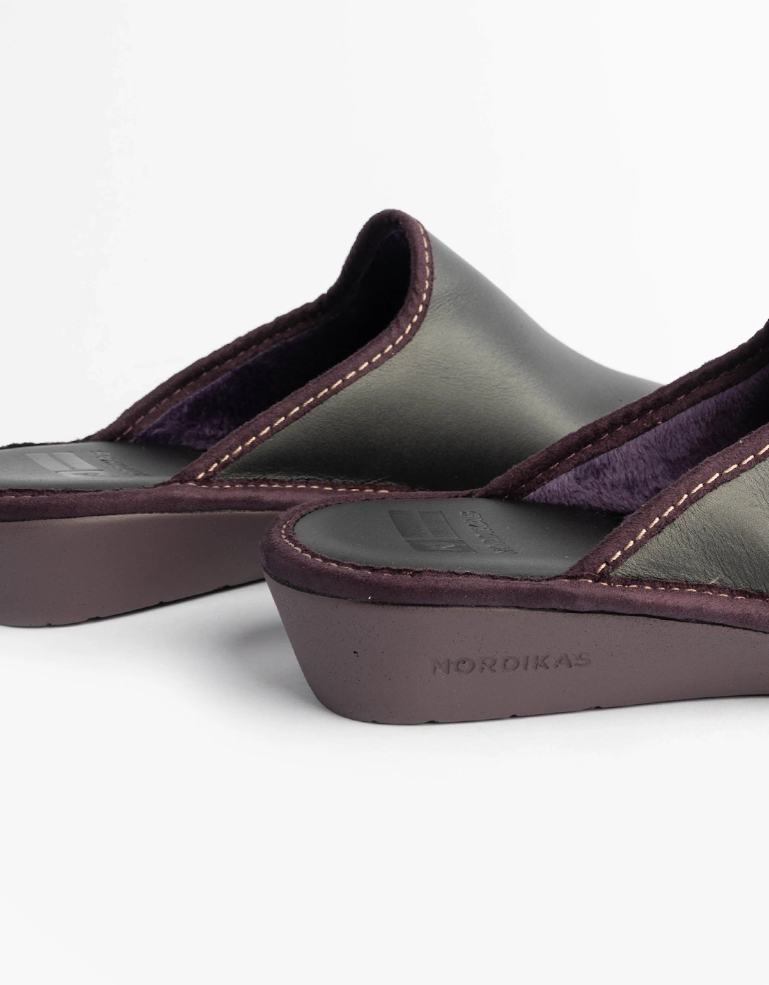 347 DUBLIN Womens Mule Slippers Black