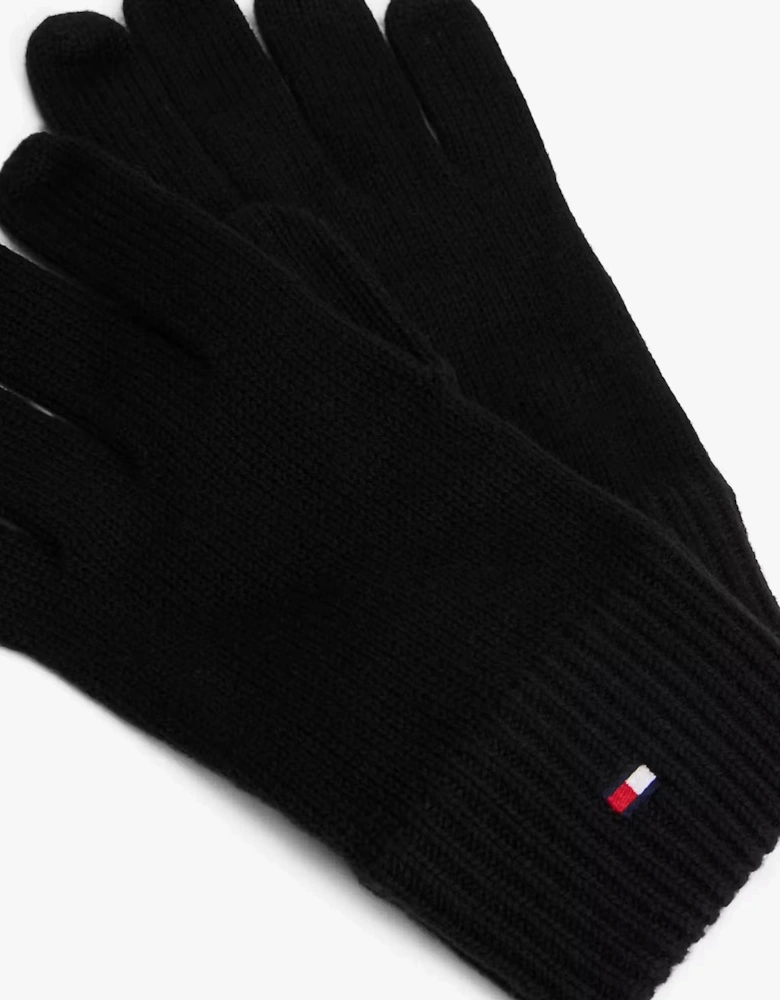 ESSENTIALS FLAG GLOVES Mens Gloves Black