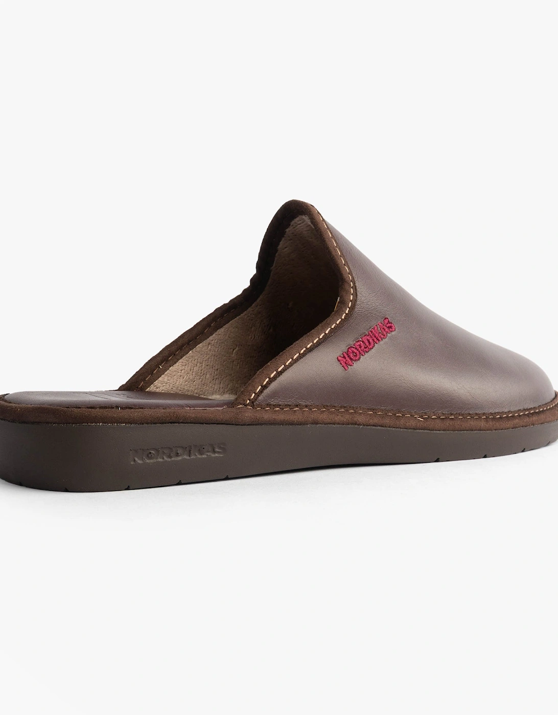 131 DUBLIN Mens Mule Slippers Burdeos Red