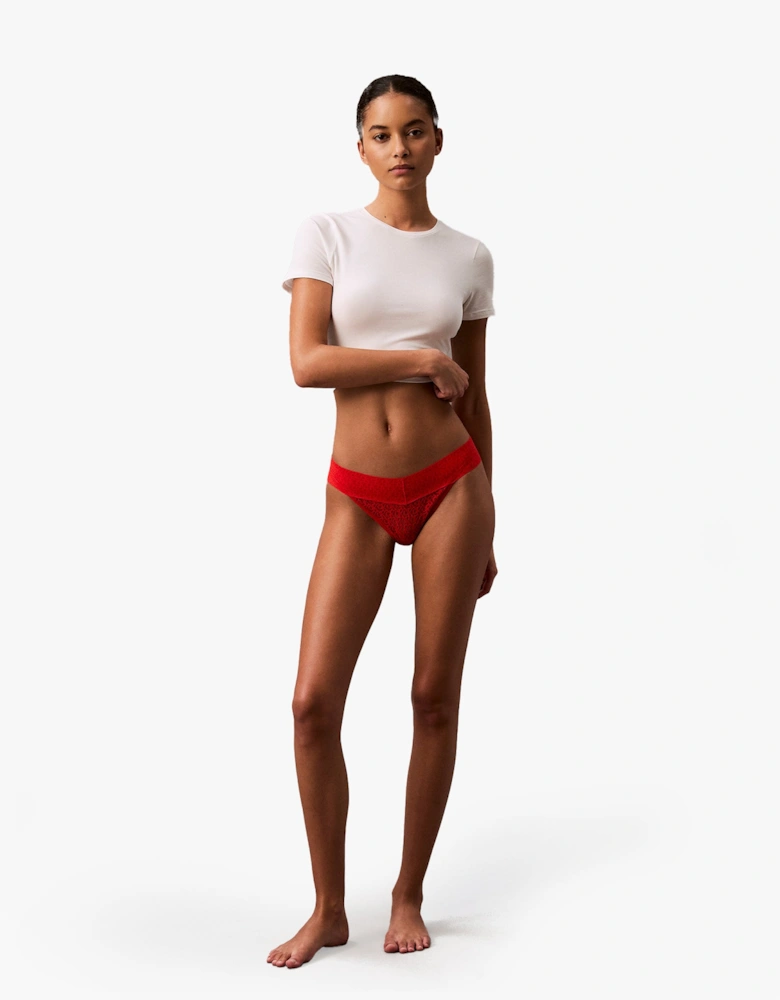 ICON LOGO Low Rise Womens Bikini Briefs Molten