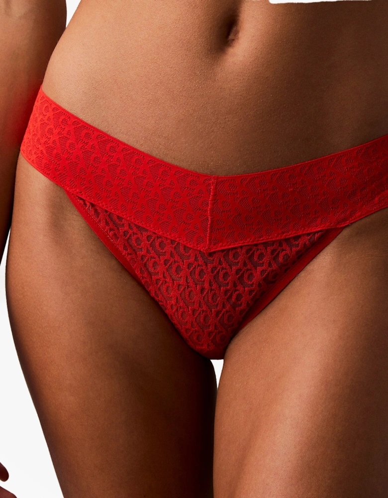 ICON LOGO Low Rise Womens Bikini Briefs Molten