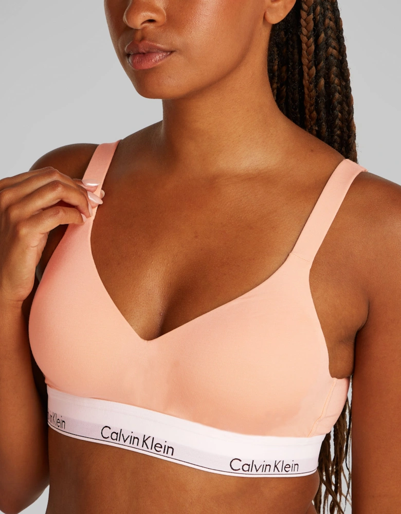 ICON COTTON Womens Lift Bralette Melon Frenzy