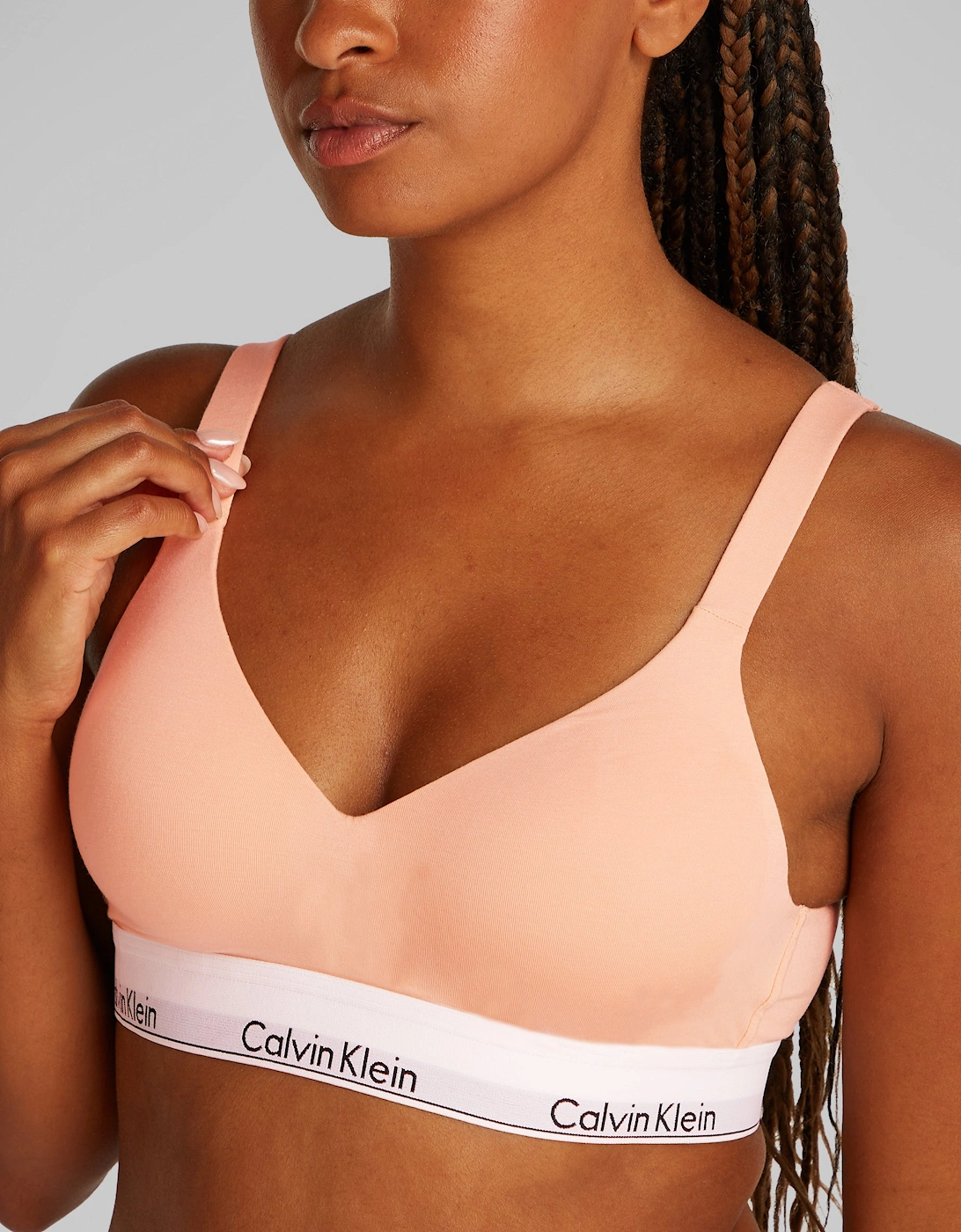 ICON COTTON Womens Lift Bralette Melon Frenzy