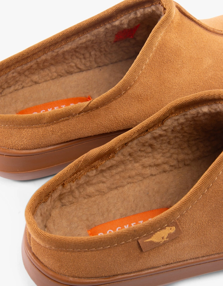 SUGAR GLIDER Womens Clog Slippers Camel