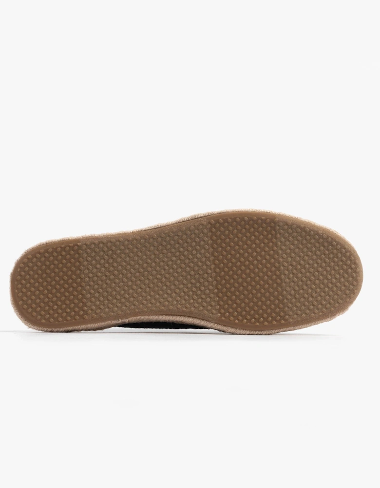 SANTIAGO MULE Womens Espadrille Black