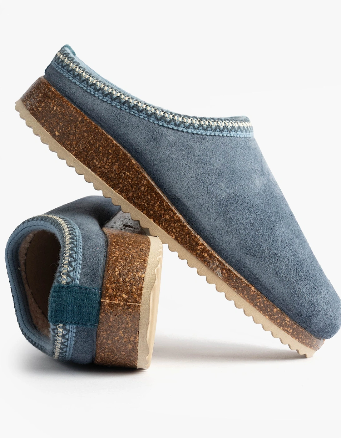 2247 AFELPADO Womens Mule Slippers Denim