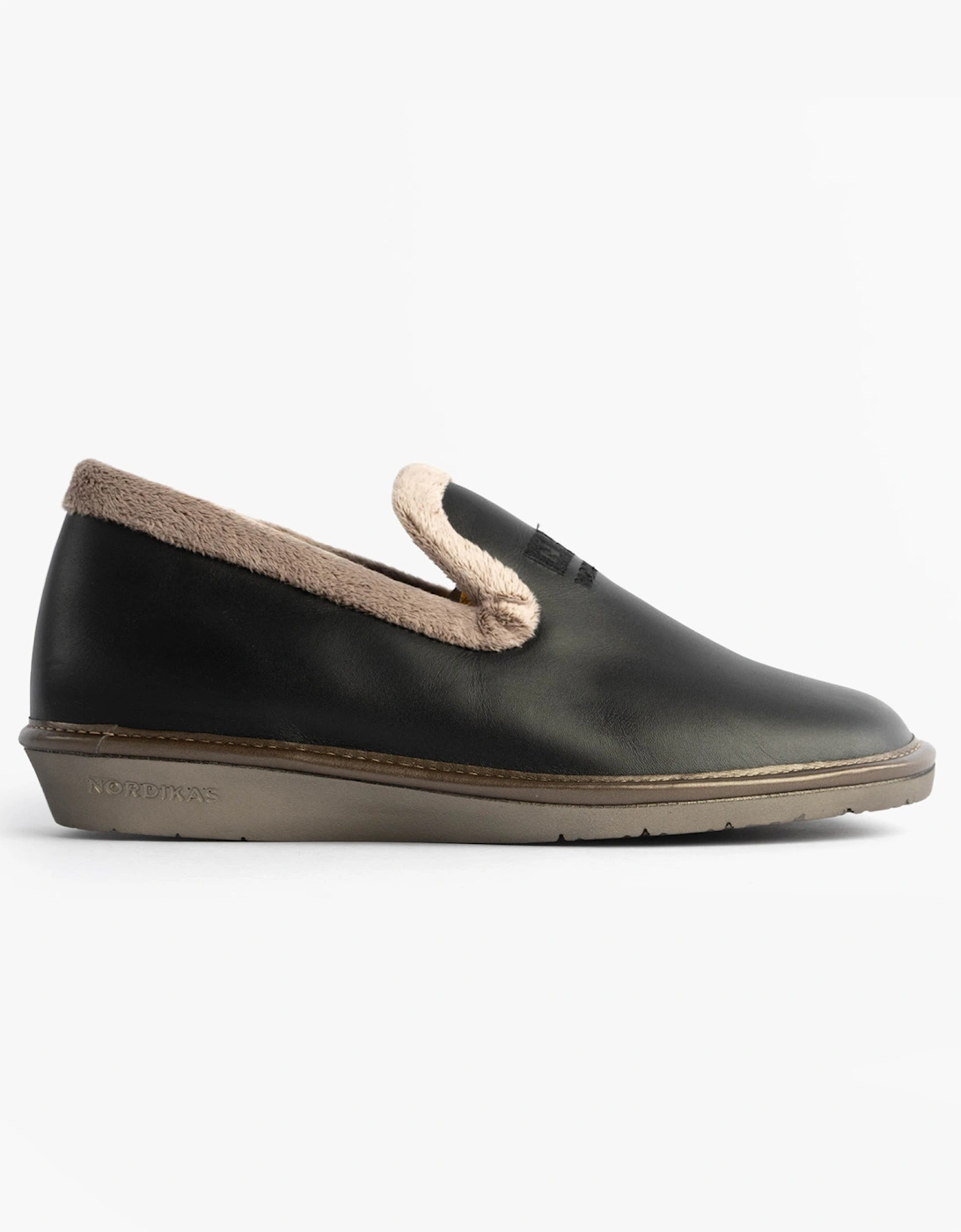 DUBLIN Womens Full Slipper Black, 7 of 6