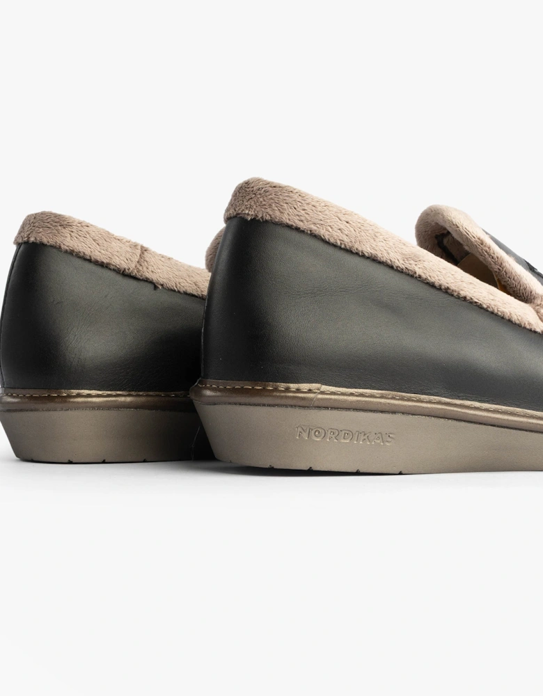 DUBLIN Womens Full Slipper Black