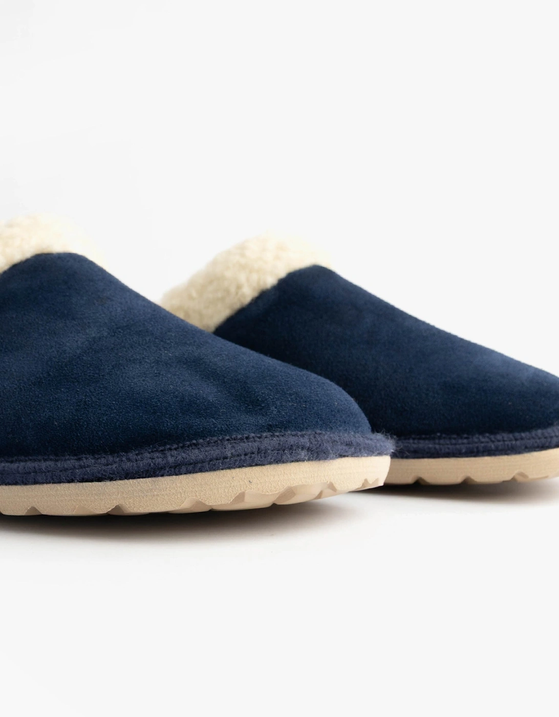 2087  AFELPADO Womens Mule Slippers Navy