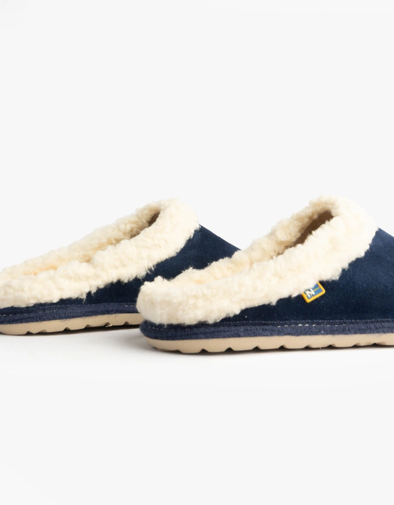 2087  AFELPADO Womens Mule Slippers Navy