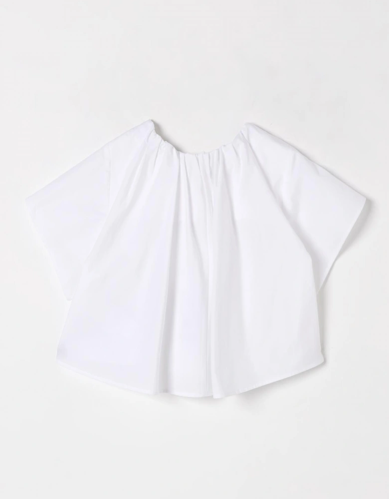 Cotton Poplin Blouse Relaxed Fit