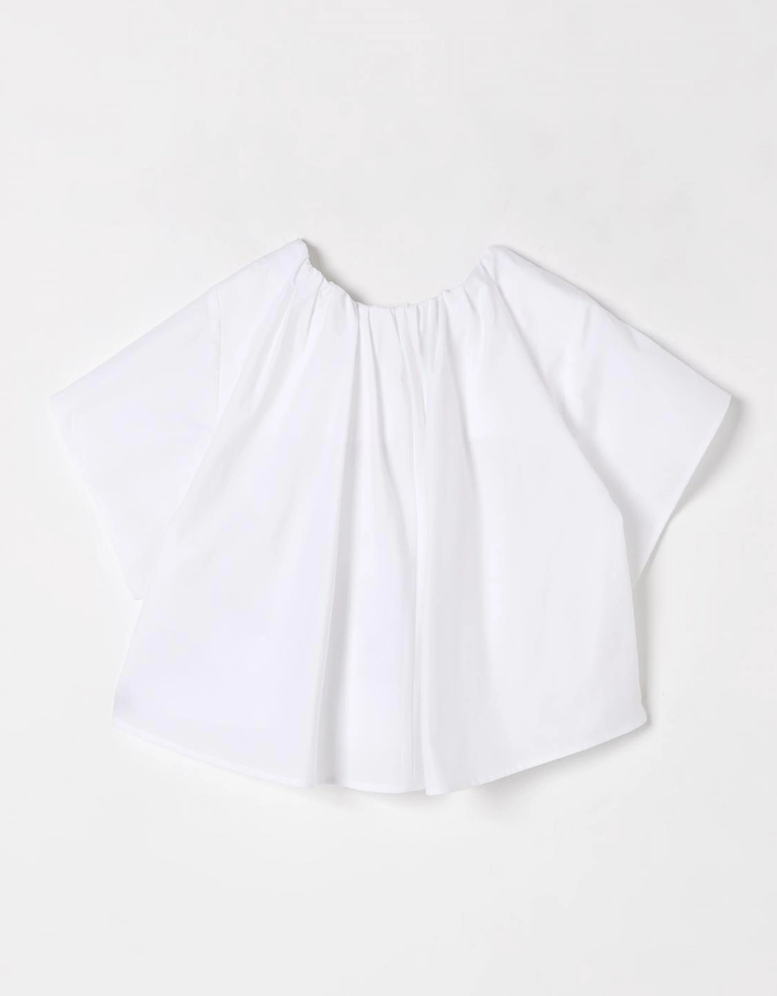 Cotton Poplin Blouse Relaxed Fit