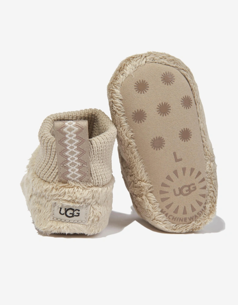 Baby Nesti Booties in Beige