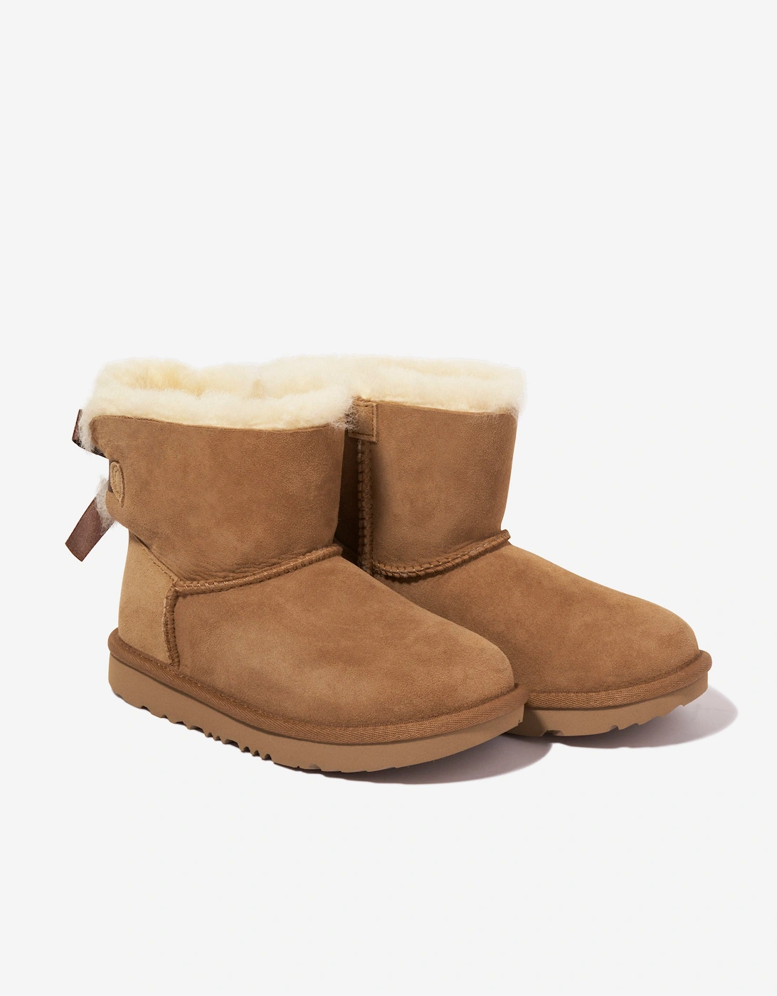 Girls Mini Bailey Bow II Boots in Brown