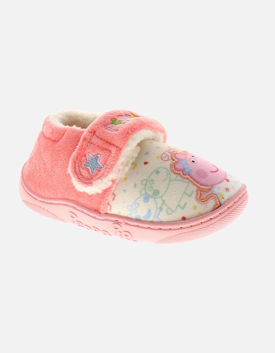 Girls Slippers Infants Prive Slipper pink UK Size, 6 of 5