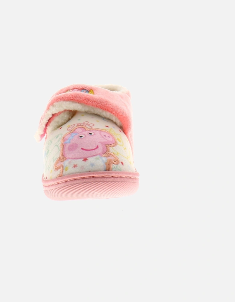 Girls Slippers Infants Prive Slipper pink UK Size