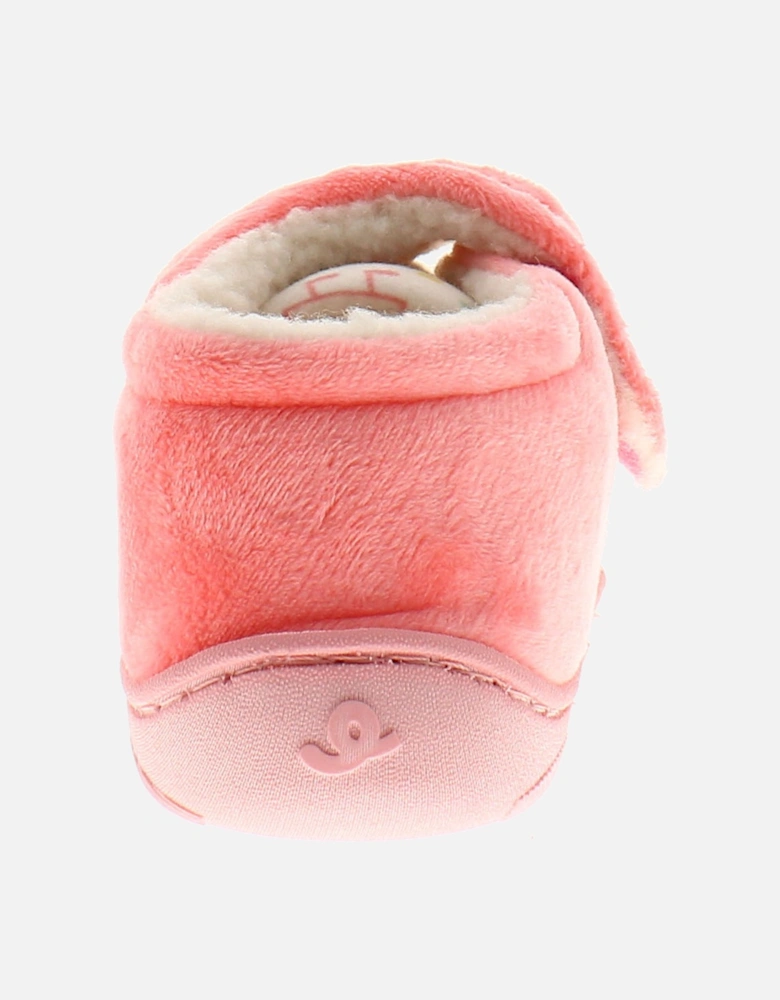 Girls Slippers Infants Prive Slipper pink UK Size