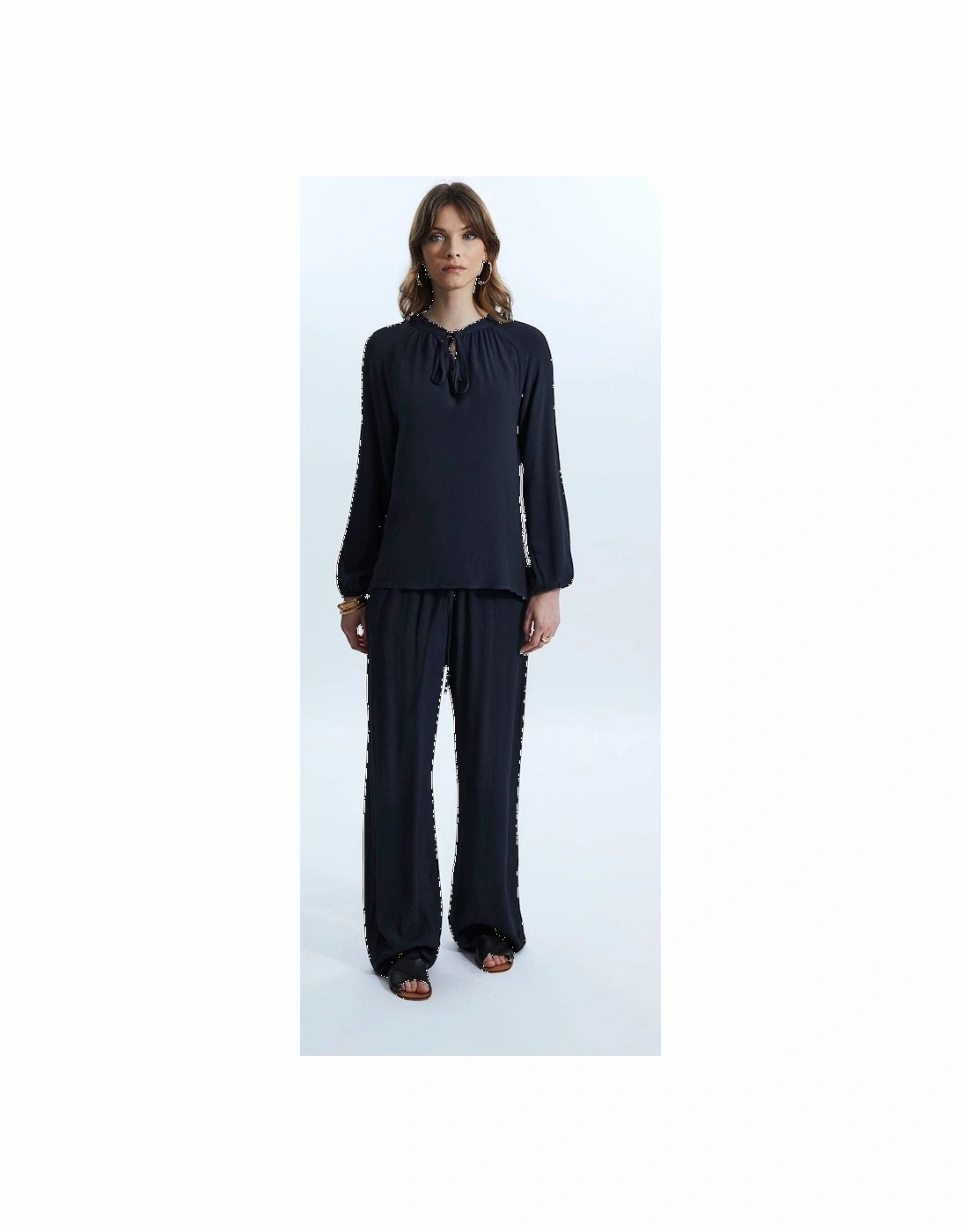 Tie Up Neck Blouse, 2 of 1