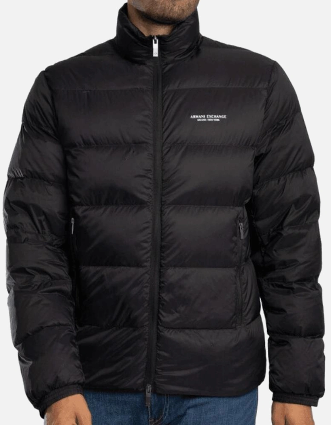 Nylon Black Puffer Jacket