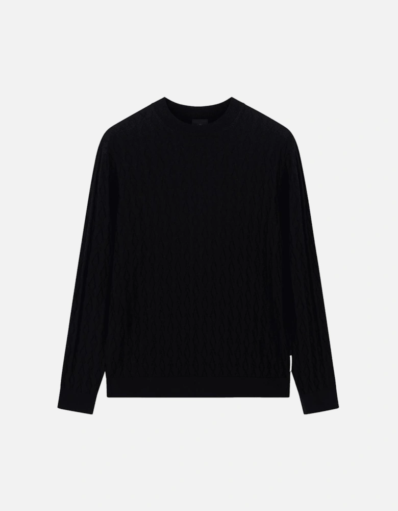 Monogram Black Knitwear Sweater