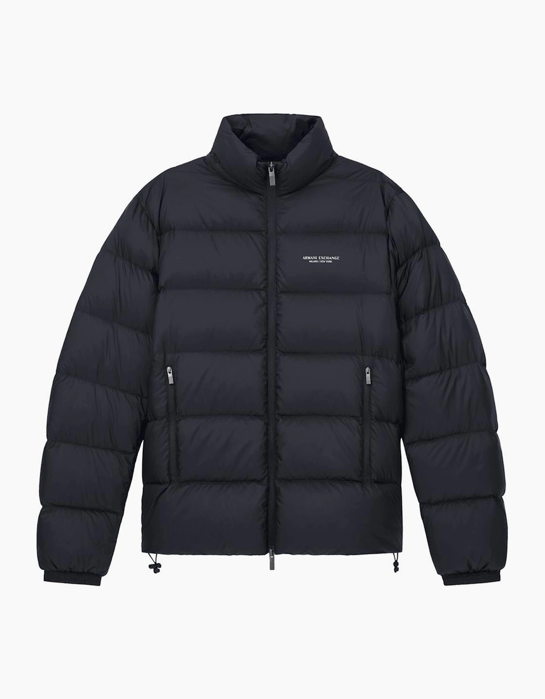 Armani Exchange Men's Nylon Deep Navy Puffer Jacket - Size: 40/Regular