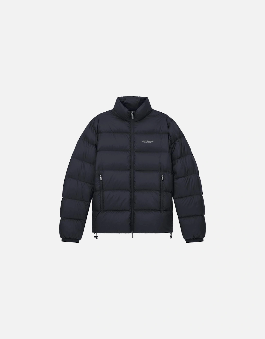 Nylon Deep Navy Puffer Jacket, 2 of 1