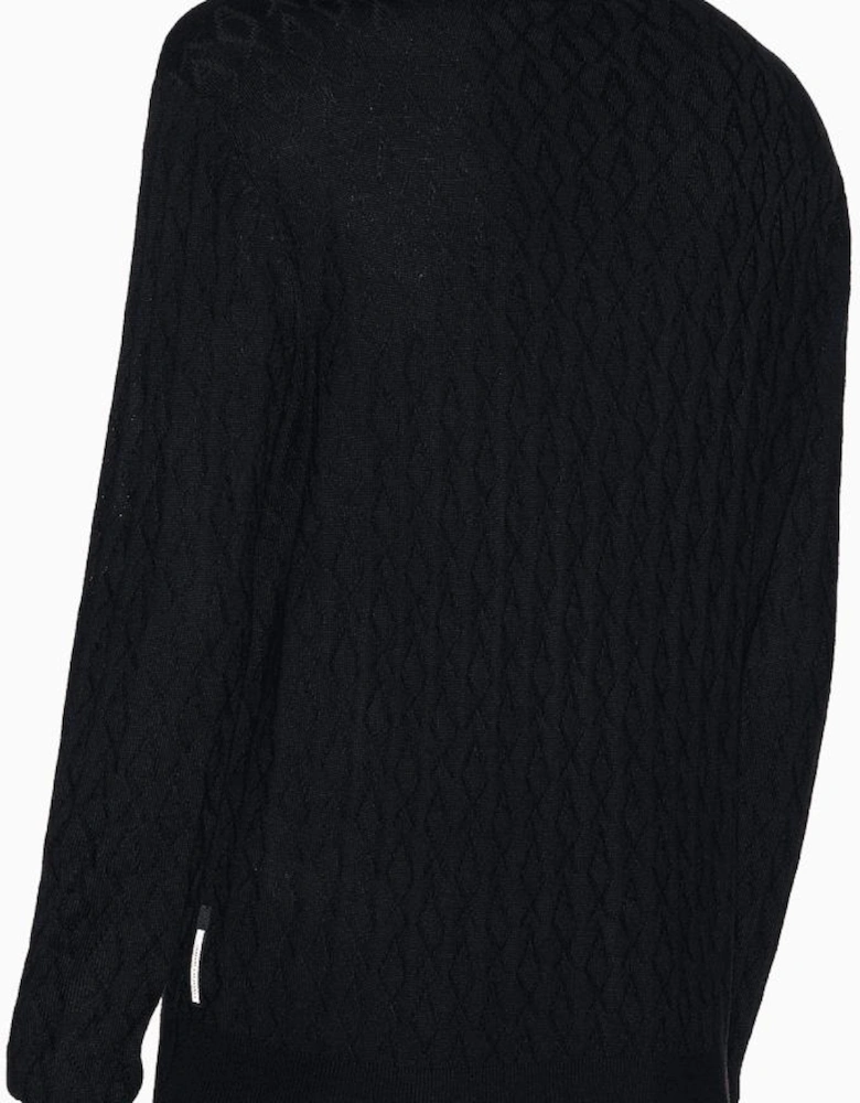 Monogram Black Knitwear Sweater