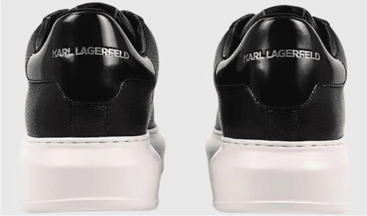 Maison Tumble Leather Black/White Sneaker Trainer