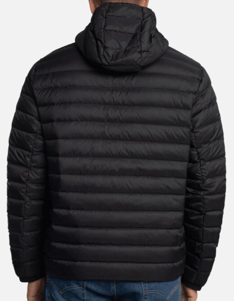Full Zip Fine Padded Hooded Jacket