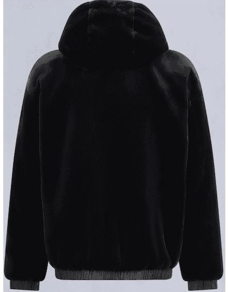 Borden Reversible Bunny Black Jacket