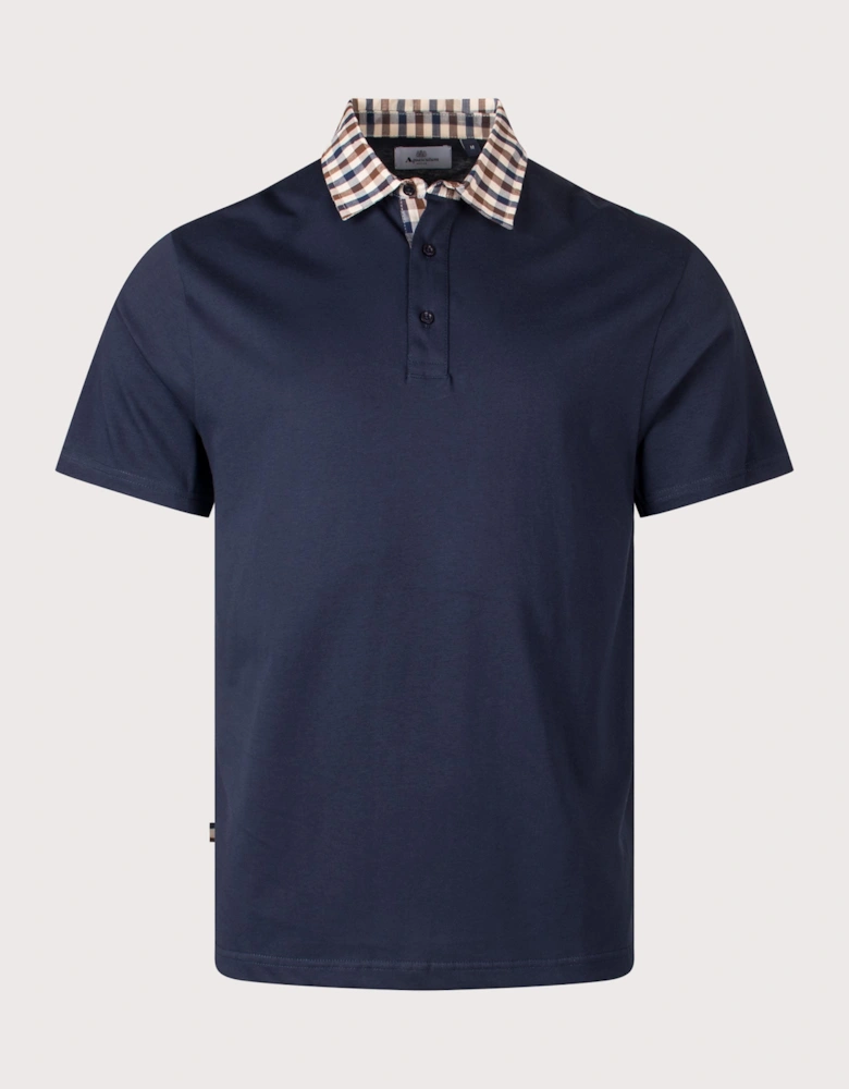 Club Check Collar Polo Shirt