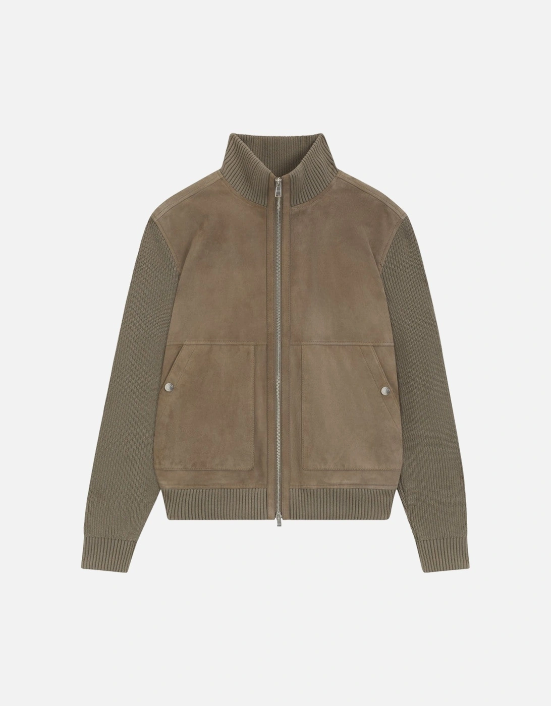 BOSS Black H-Maparo Leather Jacket 245 Open Brown, 6 of 5