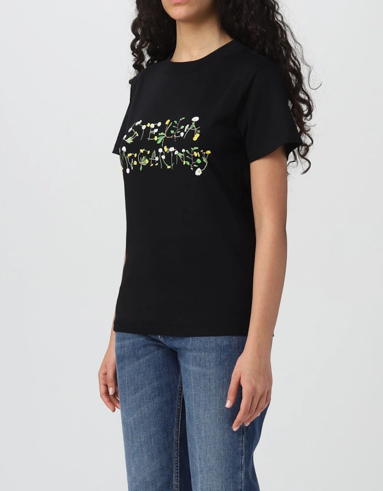Floral Logo Organic Cotton Tee